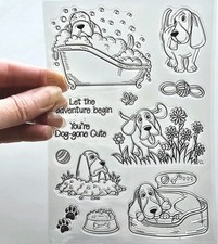 Clear Stamps BASSET HOUND DOG