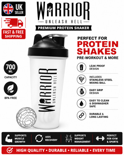 Warrior protein shaker bottle - warrior,