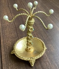 1970s Vintage Mirella Tree Ring Jewellery Holder Stand