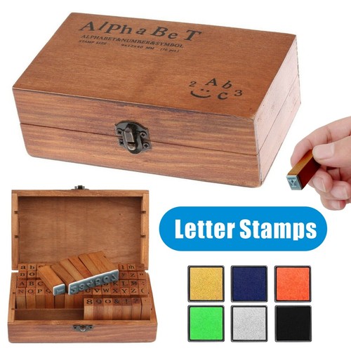 Letter stamps wood - stamps,