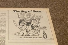 PTRBK14 ADVERT 6X6 HIRAM WALKER TRIPLE SEC