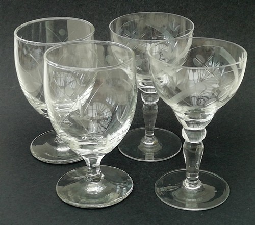 Small vintage etched - 4, x