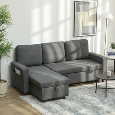 3 Seater Corner Sofa Bed w/
