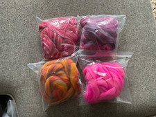 4 pack merino roving wool for