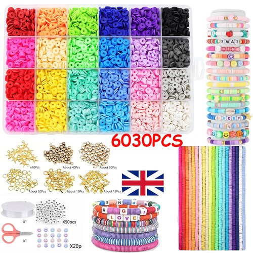 6000pcs clay beads bracelet - 6000pcs,