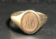 Vintage Large 9ct Gold Masons