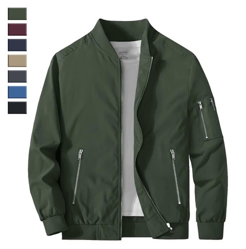 Men casual varsity bomber - varsity,