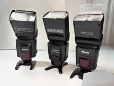 THREE FLASH SPEEDLIGHTS