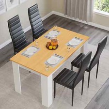 Wooden Dining Table and Chairs