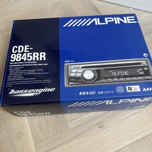 Alpine cde 9845rr car stereo - alpine,