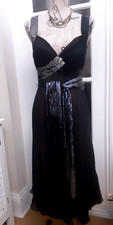 AMANDA WAKELEY Dark Blue Silk