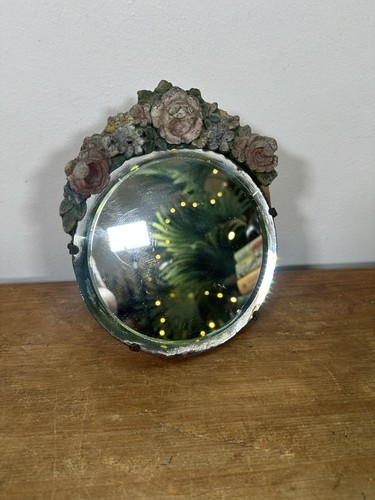 Vintage barbola small mirror - vintage,