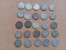 JOB LOT 25 GEORGE V SILVER