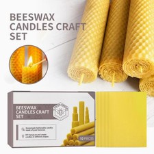 10 x Natural Beeswax Sheets