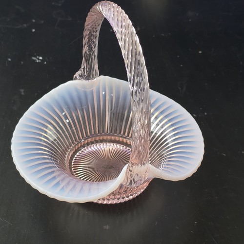 Fenton pink opalescent glass - pink,