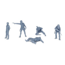 Outland Models Scenery Miniature Western Cowboy Outlaw Figure Set 1:48 O Gauge