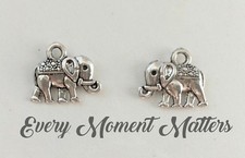 10 x Tibetan Silver ELEPHANT