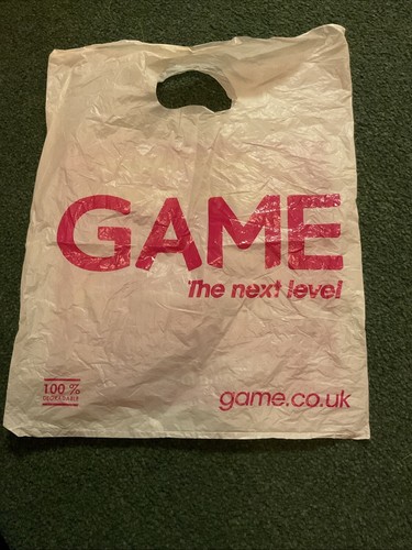 Game plastic carrier bag - carrier,