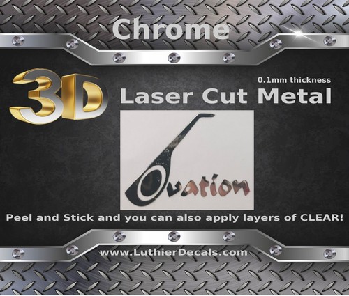 Ovation guitar decal - decal, 3d