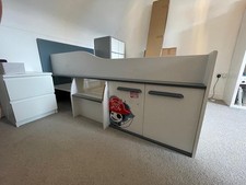 Gautier Kids Cabin Bed with Storage. No Mattress Included. Used 220cm