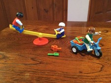 Vintage Playmobil Playground Set 3308 Children With Seesaw Complete VGC
