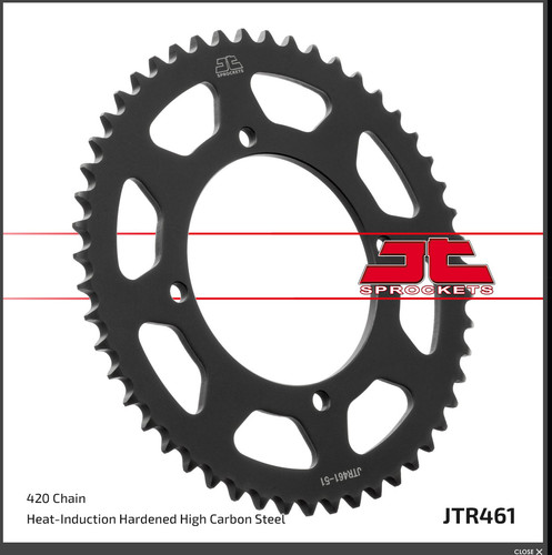 Sprocket jtr461 54 for - ,