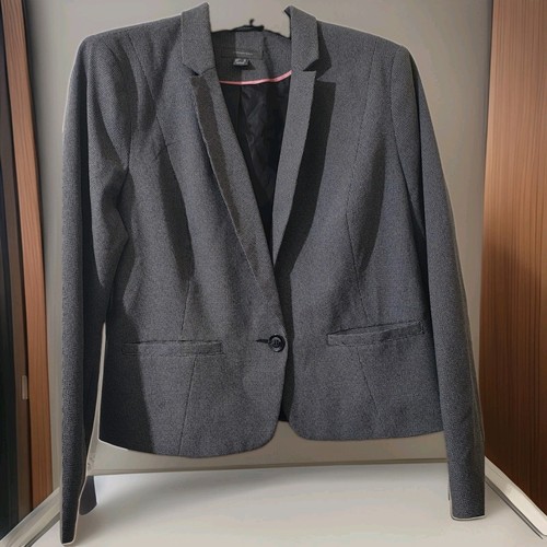 Grey tailored single - grey, button