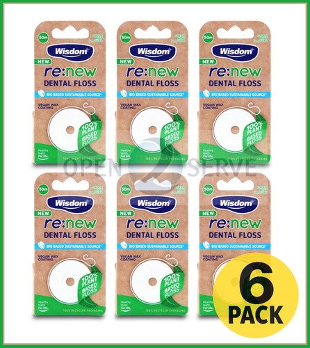 Wisdom new dental floss - 6x,