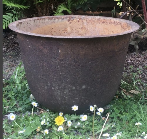 Antique cast iron - cast, cauldron