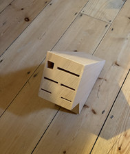 Wüsthof 6 Slot (+ 1 for Scissors) Beech Wooden Kitchen Knife Block Storage Unit