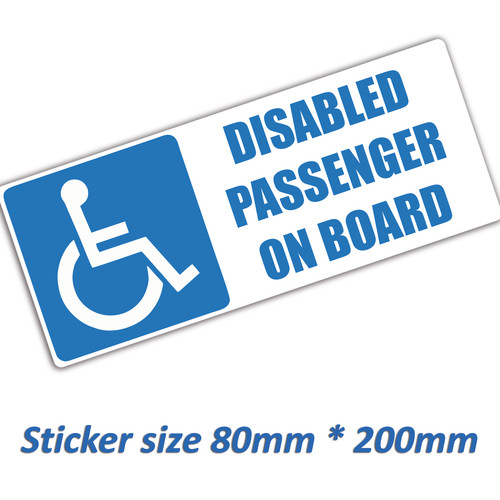 Disabled passenger board - on,