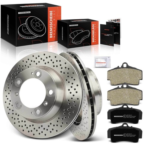 Brake discs pads rear - brake,