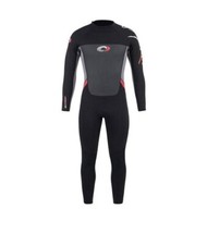 Osprey Origin Mens Long 5mm Wetsuit Black Red Size MT 36 Inch