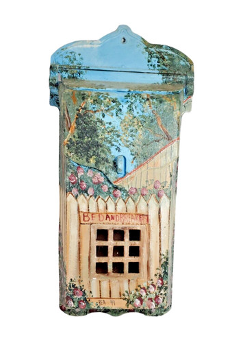 Hand painted whimsical metal - hand,