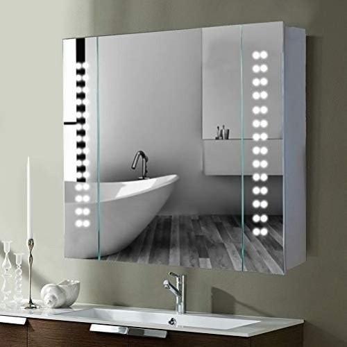 Led bathroom mirror cabinet - led,
