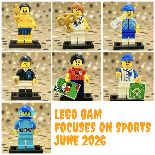 Lego bam minifigures - minifigures, focuses