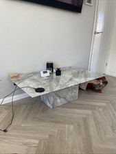 Solid Granite Coffee Table Set 