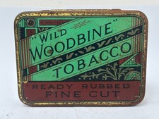60041 Old Vintage Antique Cigarette Tobacco Tin Case Packet Pocket 2oz Wills