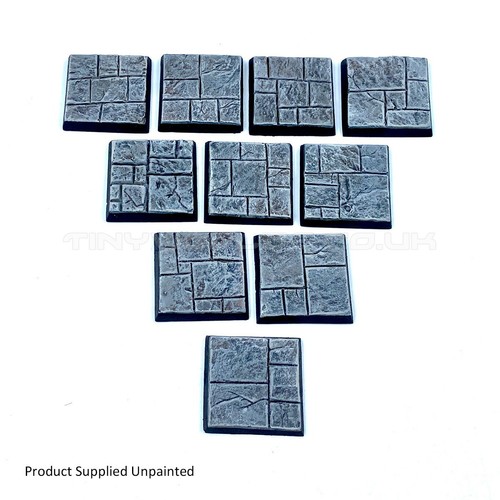 25mm square paved stone - 25mm,