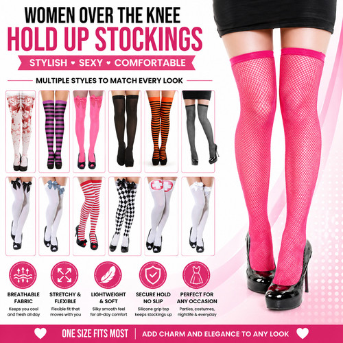 Womens hold ups stockings - womens,