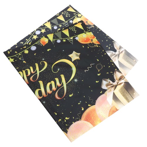 Happy birthday bunting fabric - happy,