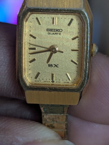 Vintage seiko quartz gold - quartz, sx