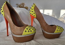 Kurt Geiger Neon Platform Heels Size 38