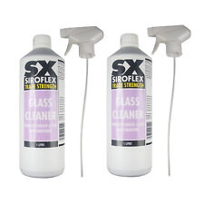 Glass Cleaner Spray SX Siroflex Trade Strength 1L For Windows & Door TWIN PACK