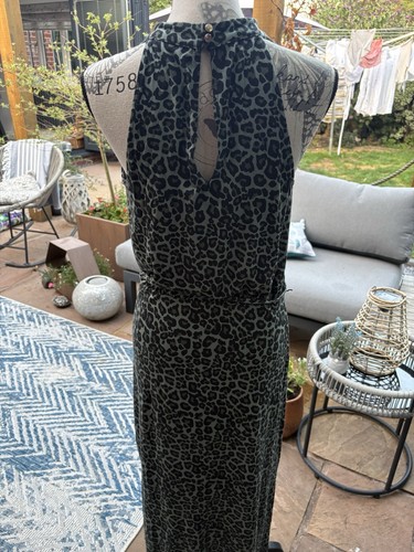 Oasis green animal print maxi - oasis,