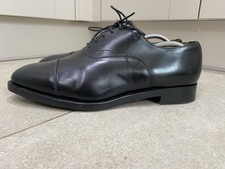 Alfred Sargent Mens Oakham Black Leather Oxford Shoes UK10 Hardly Worn
