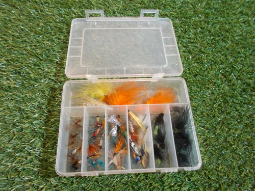 Fishing flies box - in, lot