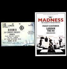 MADNESS TICKET + FLYER - O2 -