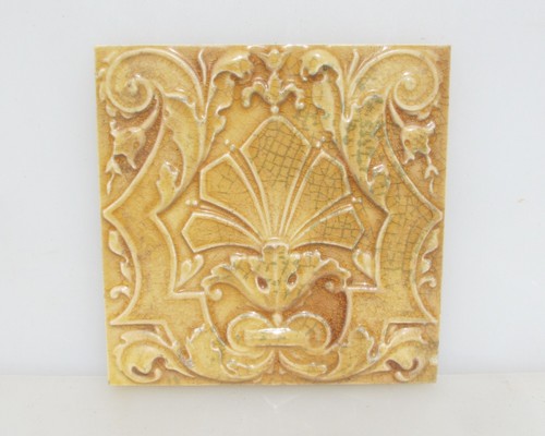 Antique ceramic tile - tile, vintage