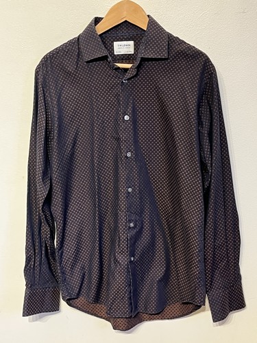 Lewin mens shirt burgundy - lewin,